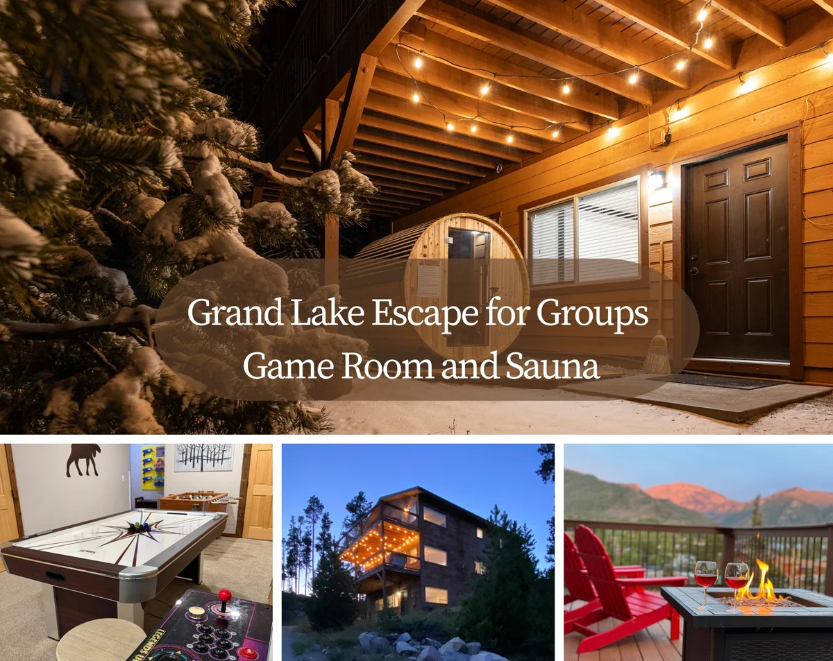Amazing View! Sauna 1 Block to Downtown 5BR Sleeps16 with 2 King Suites Game Rm #61