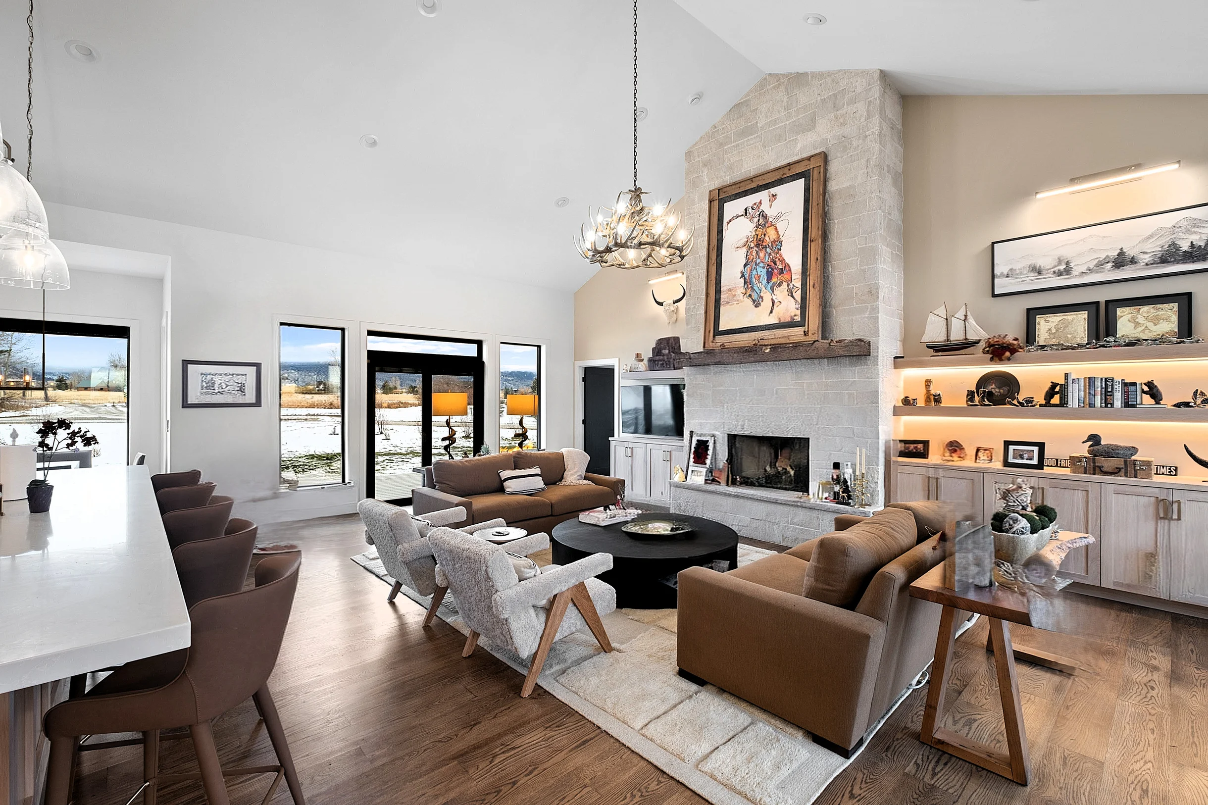 Modern 5BR Teton Home with Spa & Views #4