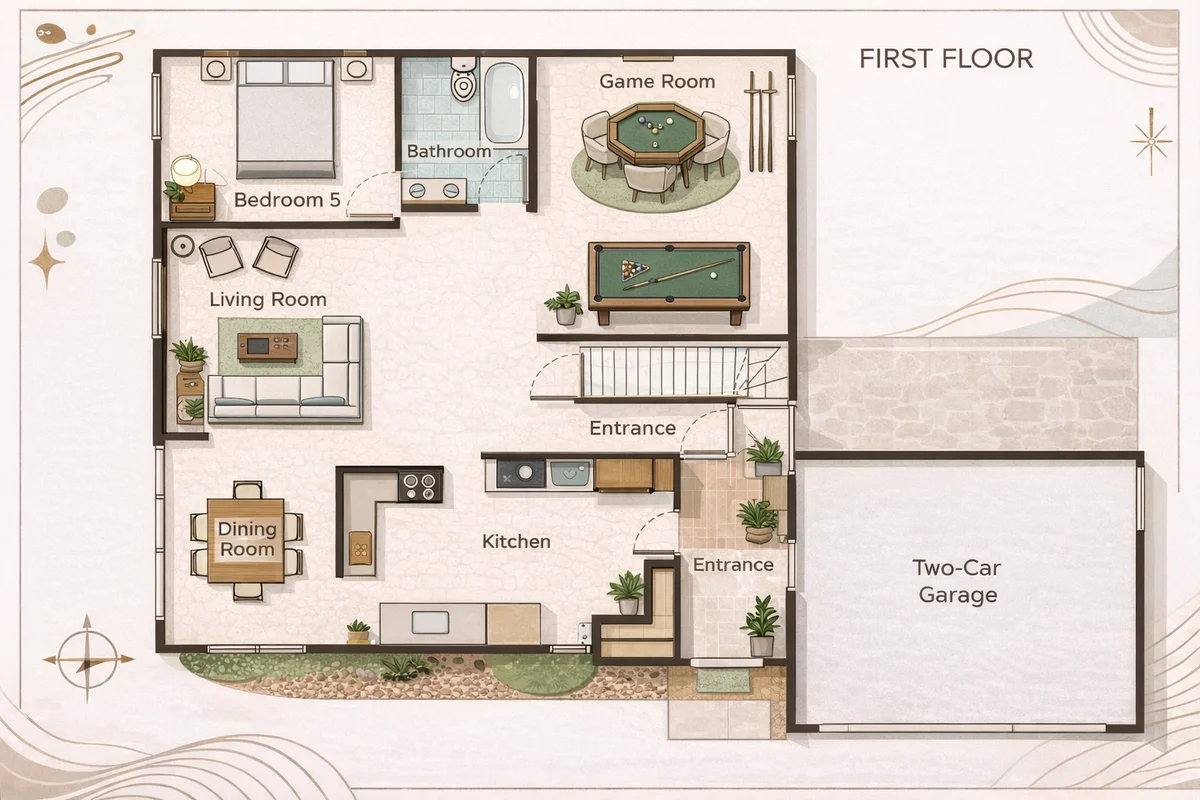 Oasis near STRIP-Lap Pool, Spa, Sauna, Poker, Deck #77
