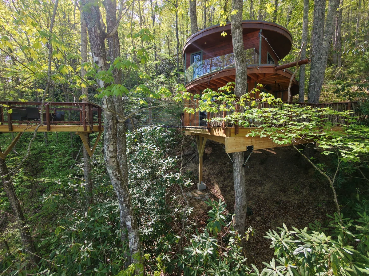 The Mēos - Mushroom Treehouse with Living Roof property photo 4