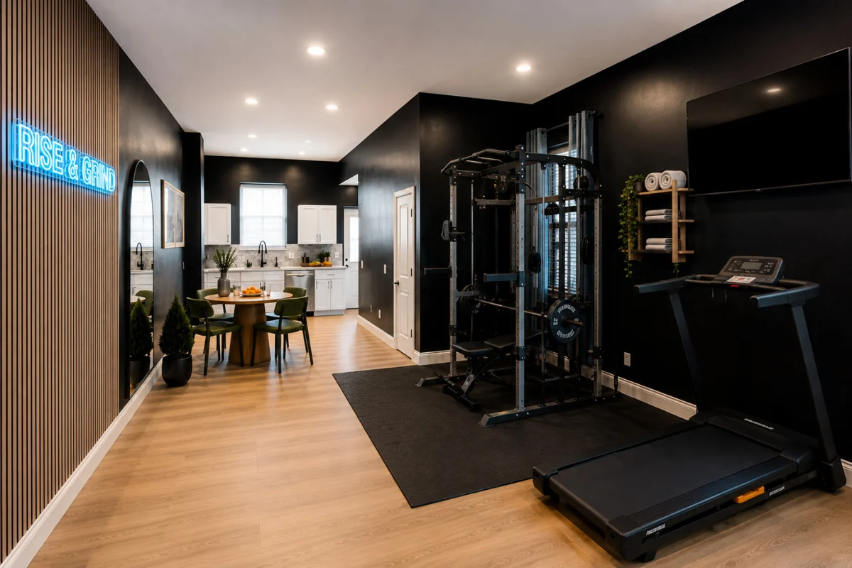 StayAtlas Retreat w/ Pool, Gym, Sauna, Games, BBQ #73