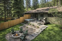 Serene Riverside Cabin: Hot Tub, Patio, Fire Pit #114