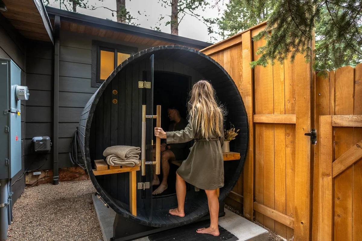 Riverside Retreat w/ Sauna, Hot Tub & Fireplace #128