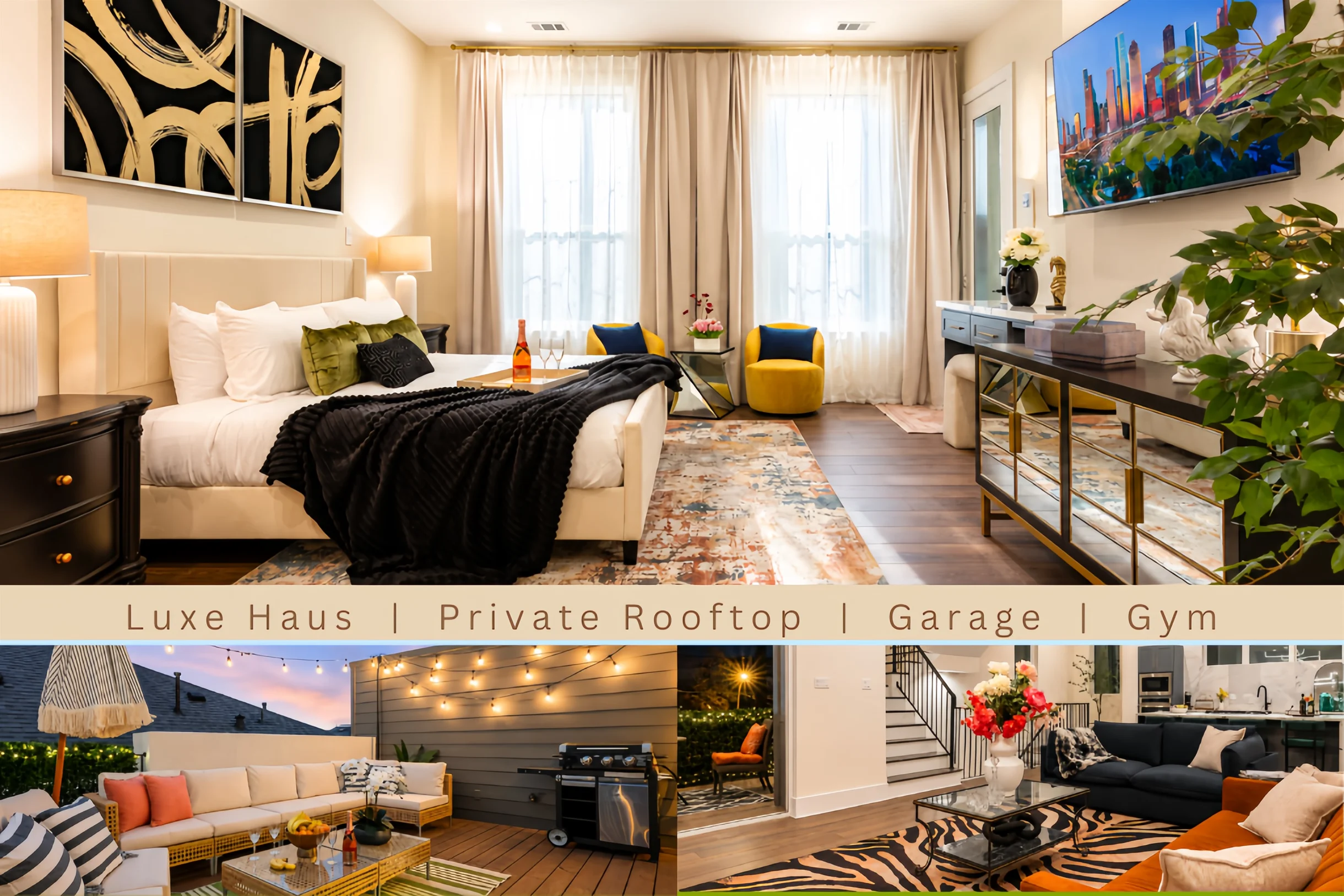 4BR+Private Rooftop · Pet-Friendly · Downtown HTX #93