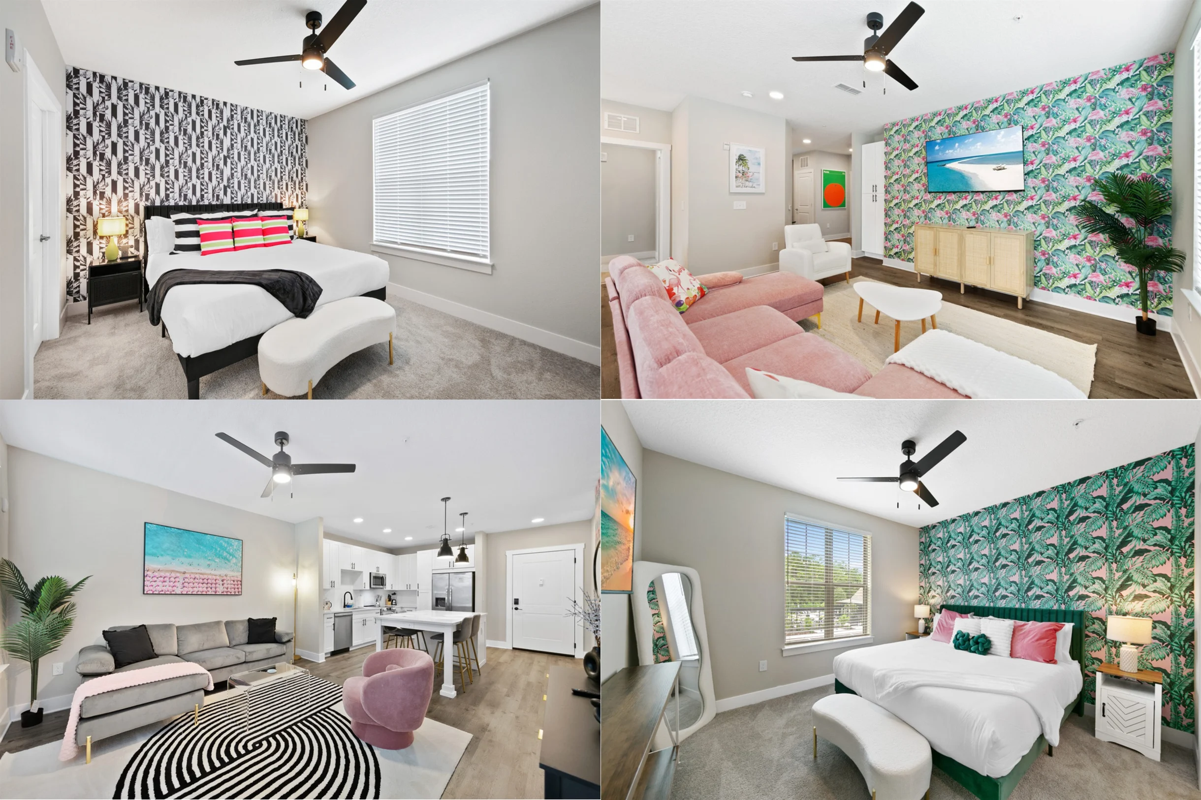 Beachy Getaway: 3BR/3BA Posh Units w./ Pool & Gym #61