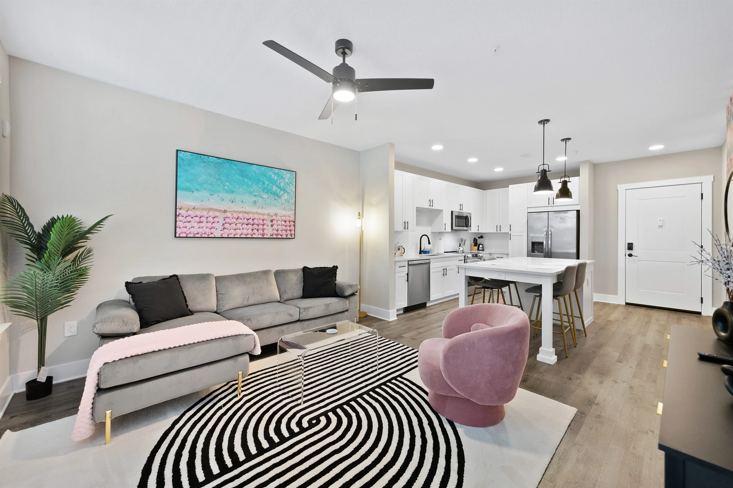 Beachy Getaway: 3BR/3BA Posh Units w./ Pool & Gym #75