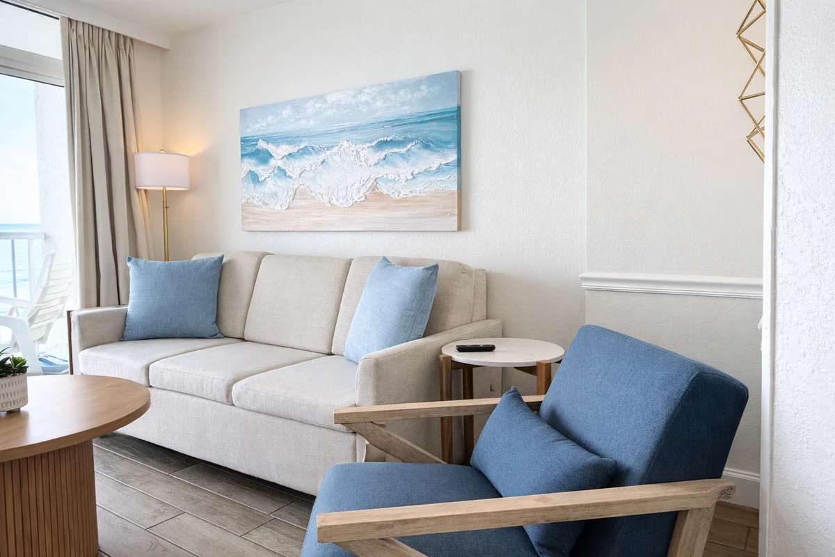Oceanfront Couples Suite | Calm Coastal #9