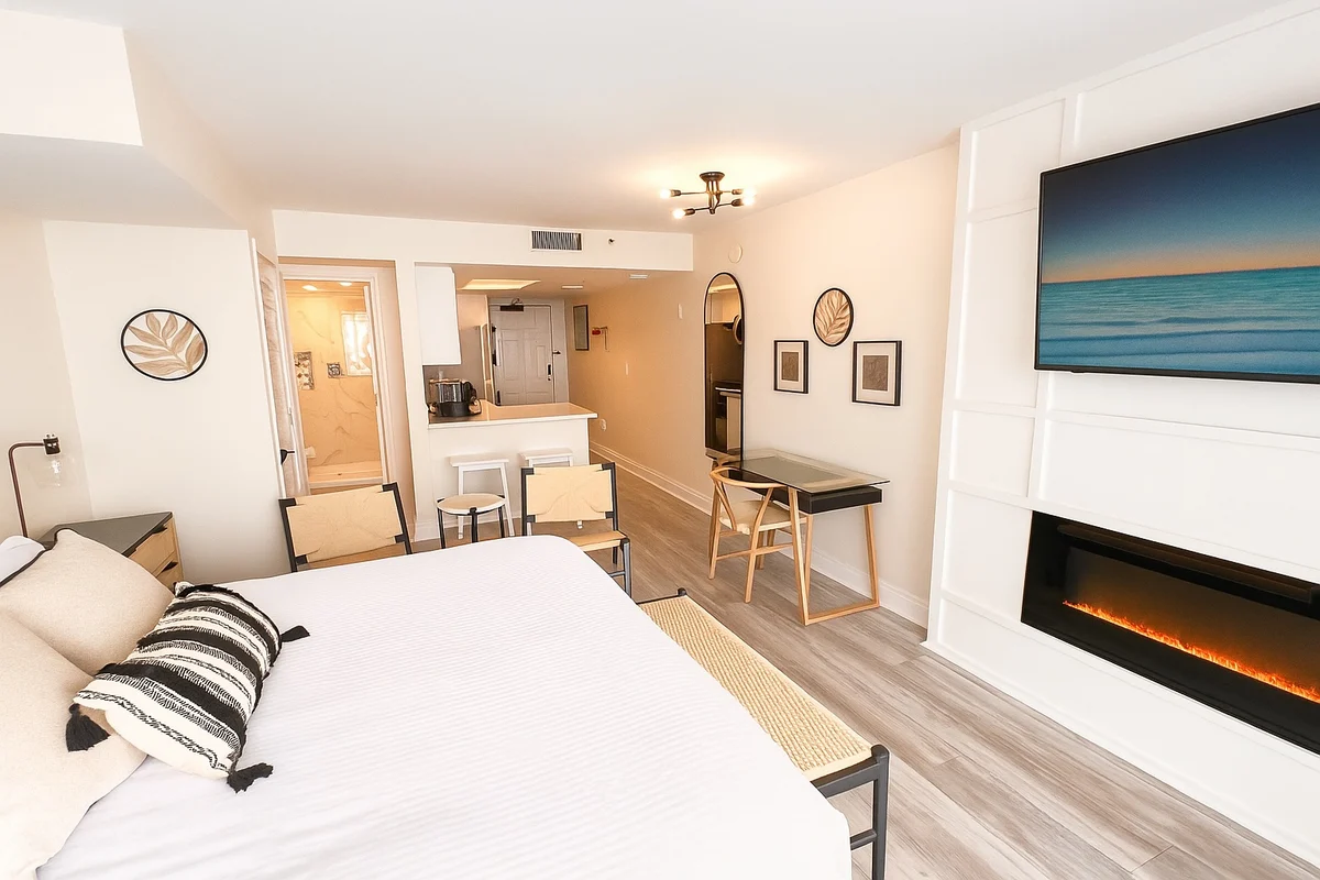 Quiet Oceanfront Escape | Fireplace & Balcony #14