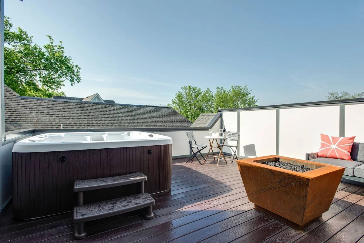 The Presley - Rooftop Hot Tub & Fire Pit with Views #18
