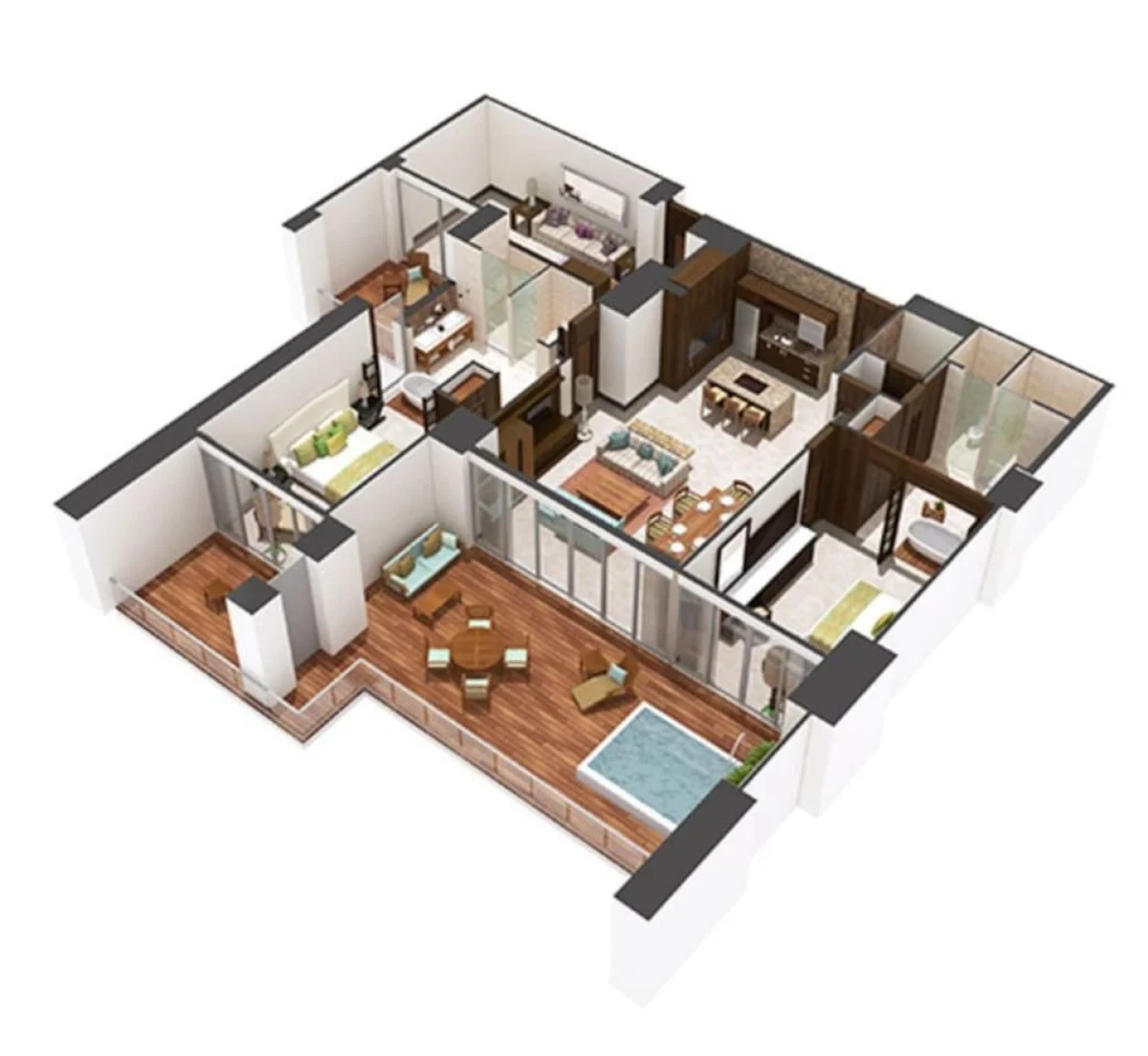 Grand Luxxe Master Villa 2+1  Resort Residence #43