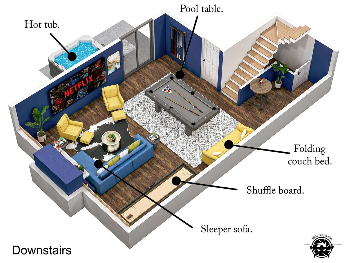 Wooded Oasis, HotTub, Sauna, GameRoom, 15min 2 AVL #150