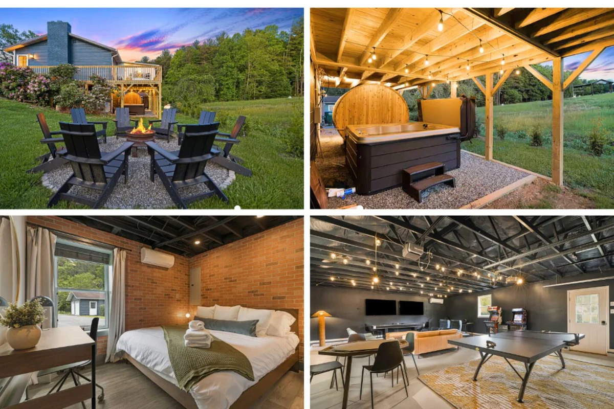 Sauna & Hot Tub Chalet with Game Room, 6BR #145