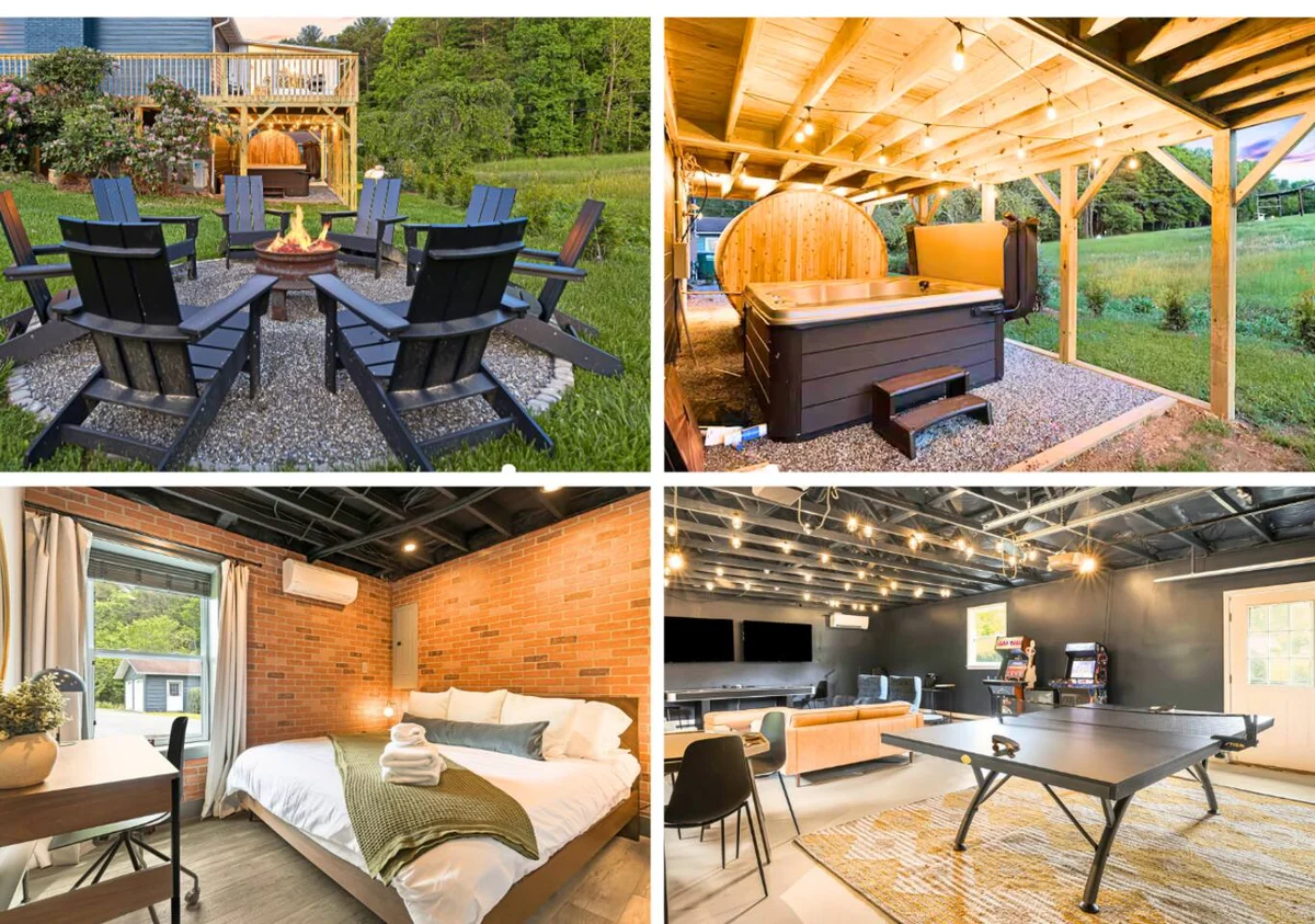 Sauna & Hot Tub Chalet with Game Room, 6BR #144