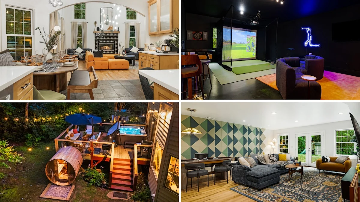 Epic BnB:GolfSim, Theatre, Speakeasy, Sauna+Hottub #2