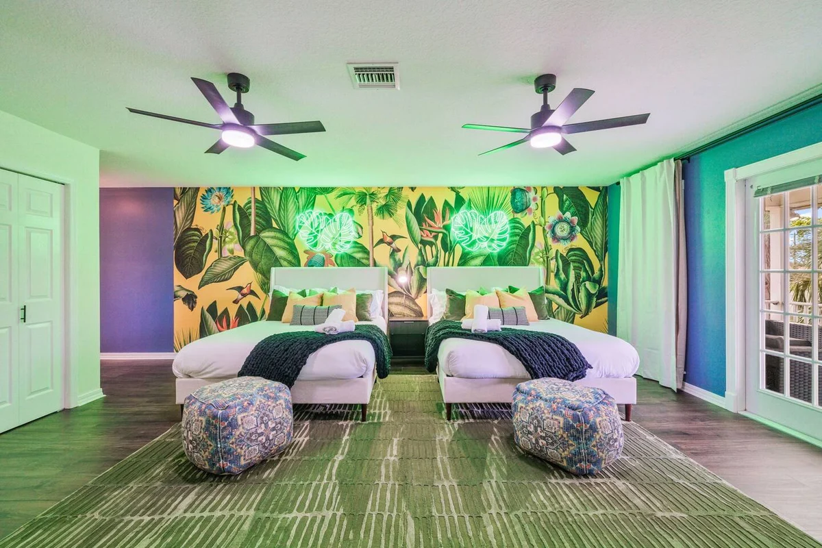Sleeps21 7BR Beach Estate: Pool, Slide, Golf Sim #12