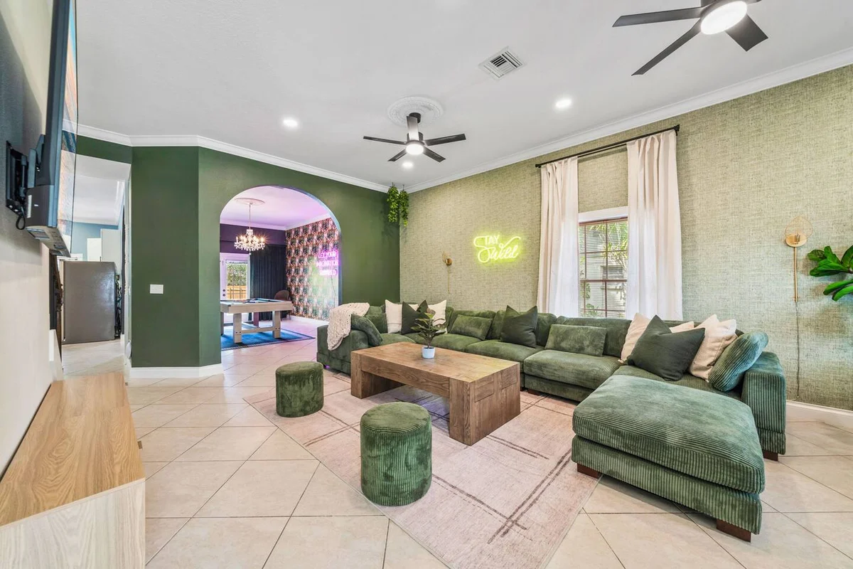Sleeps21 7BR Beach Estate: Pool, Slide, Golf Sim #40