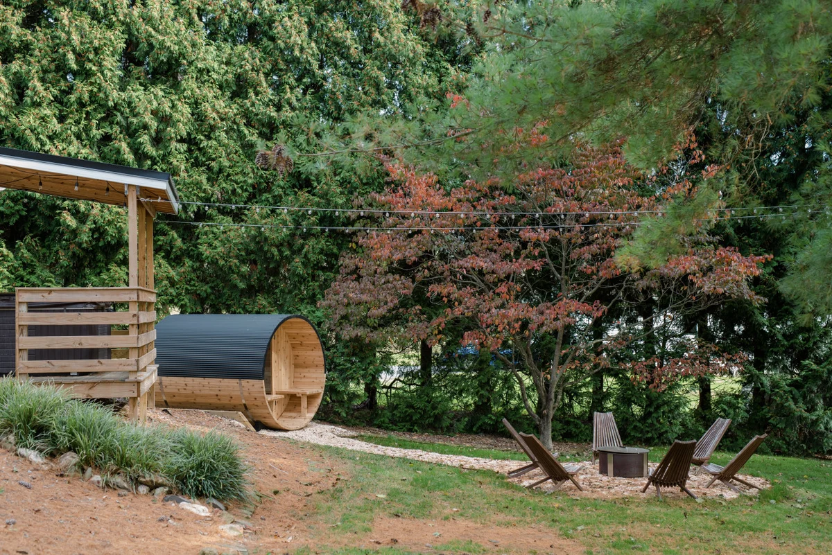 Winter Getaway|Hot tub|OUTDOOR SAUNA|Fireplace|Fire-pit| #3