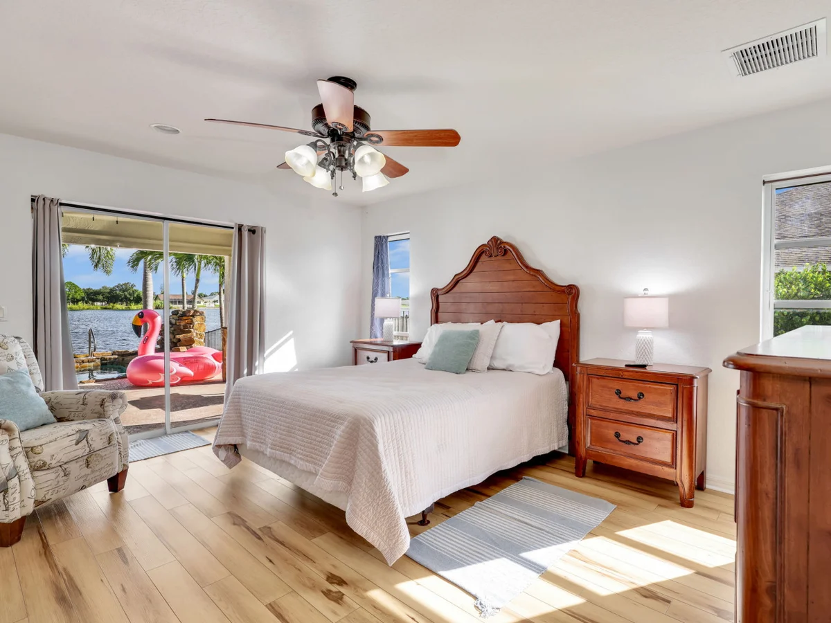 Palm Tree Retreat - Lakefront with Pool & Fire Pit #15