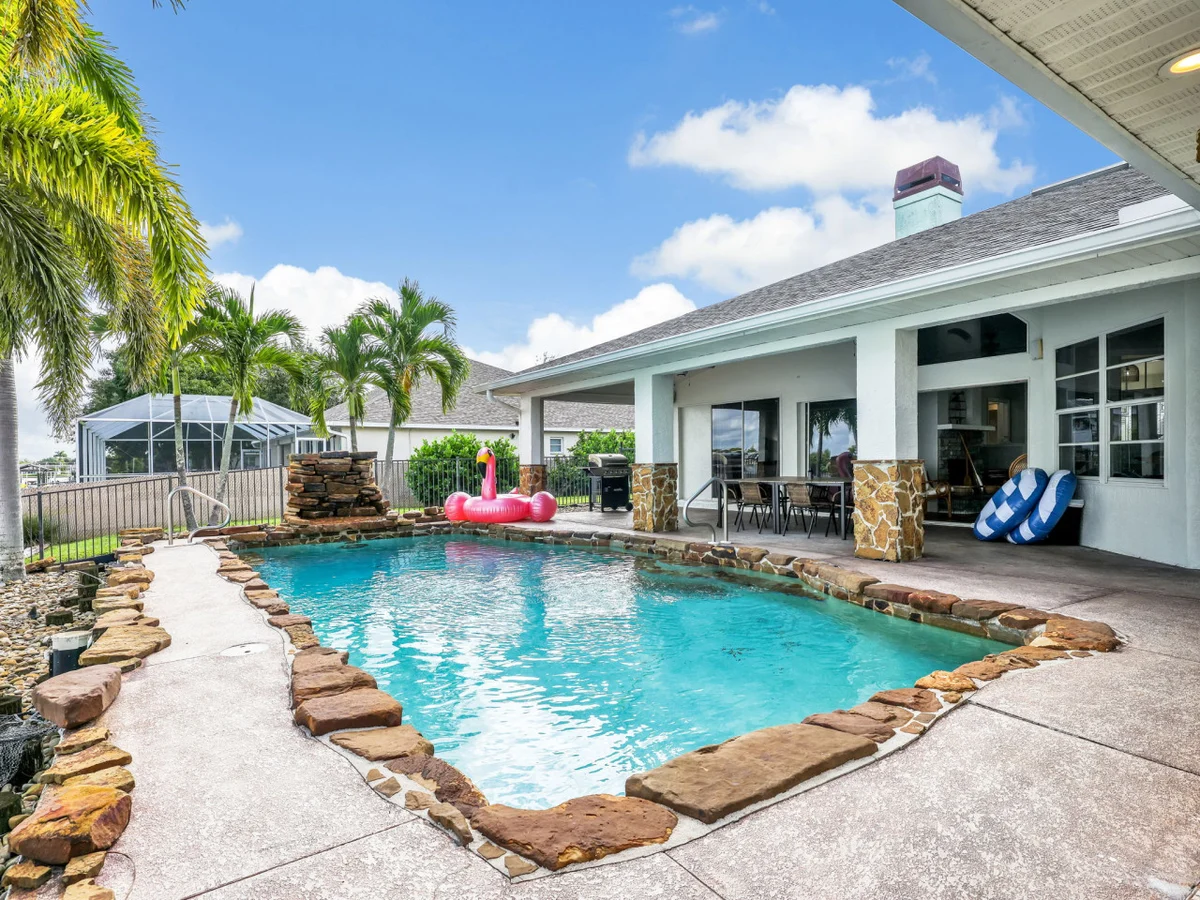Palm Tree Retreat - Lakefront with Pool & Fire Pit #21