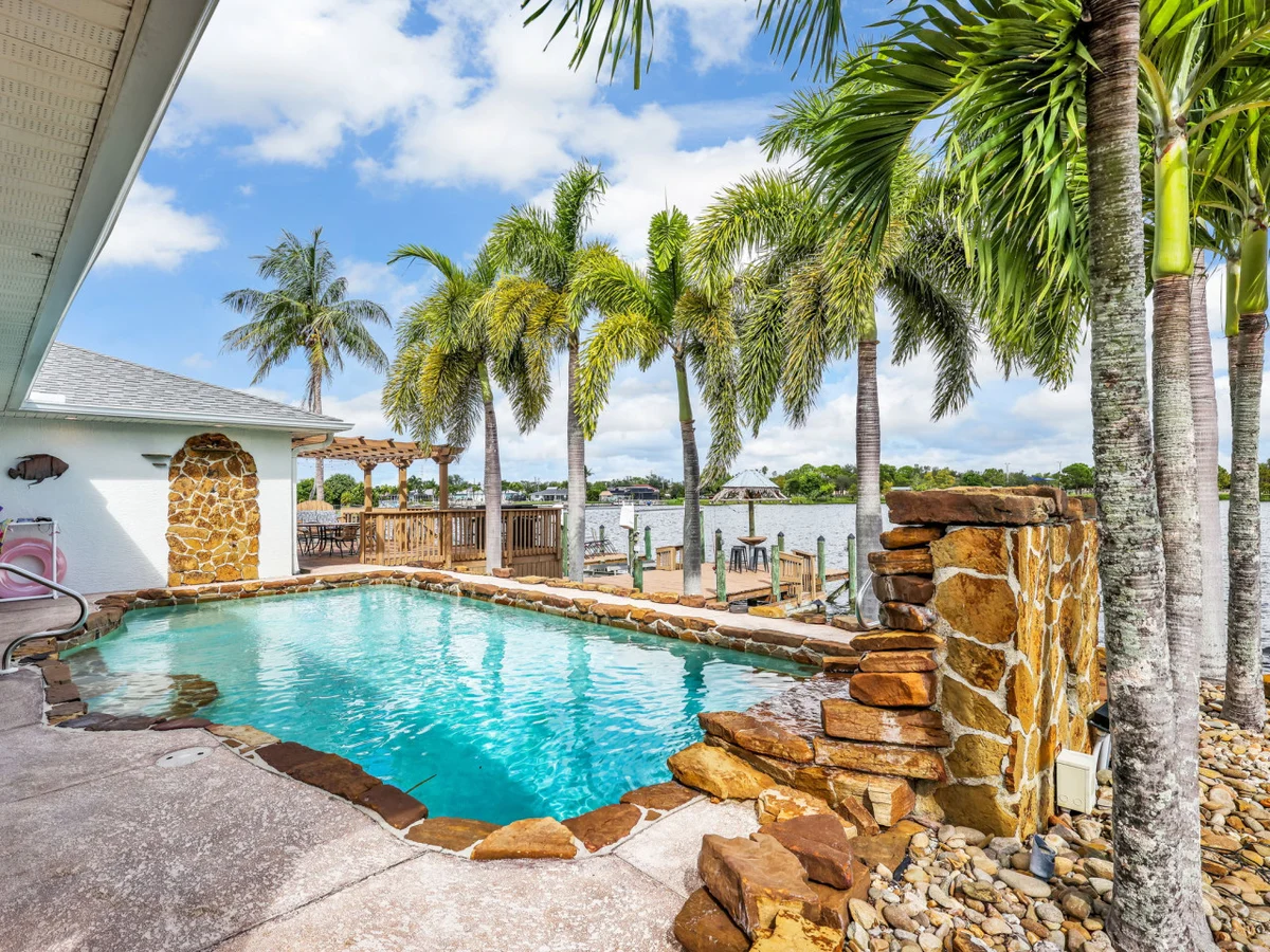 Palm Tree Retreat - Lakefront with Pool & Fire Pit #30
