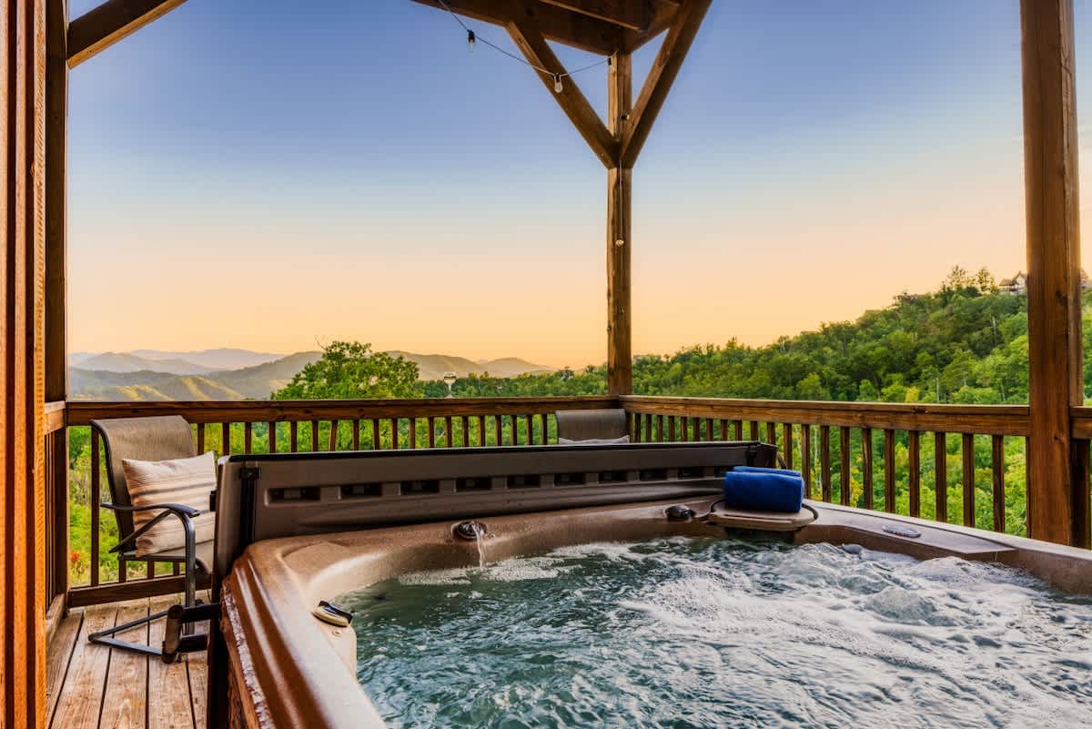Indoor Pool Cabin w/ Putt Putt & Mountain View #41