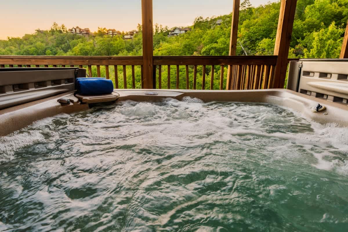 Indoor Pool Cabin w/ Putt Putt & Mountain View #27