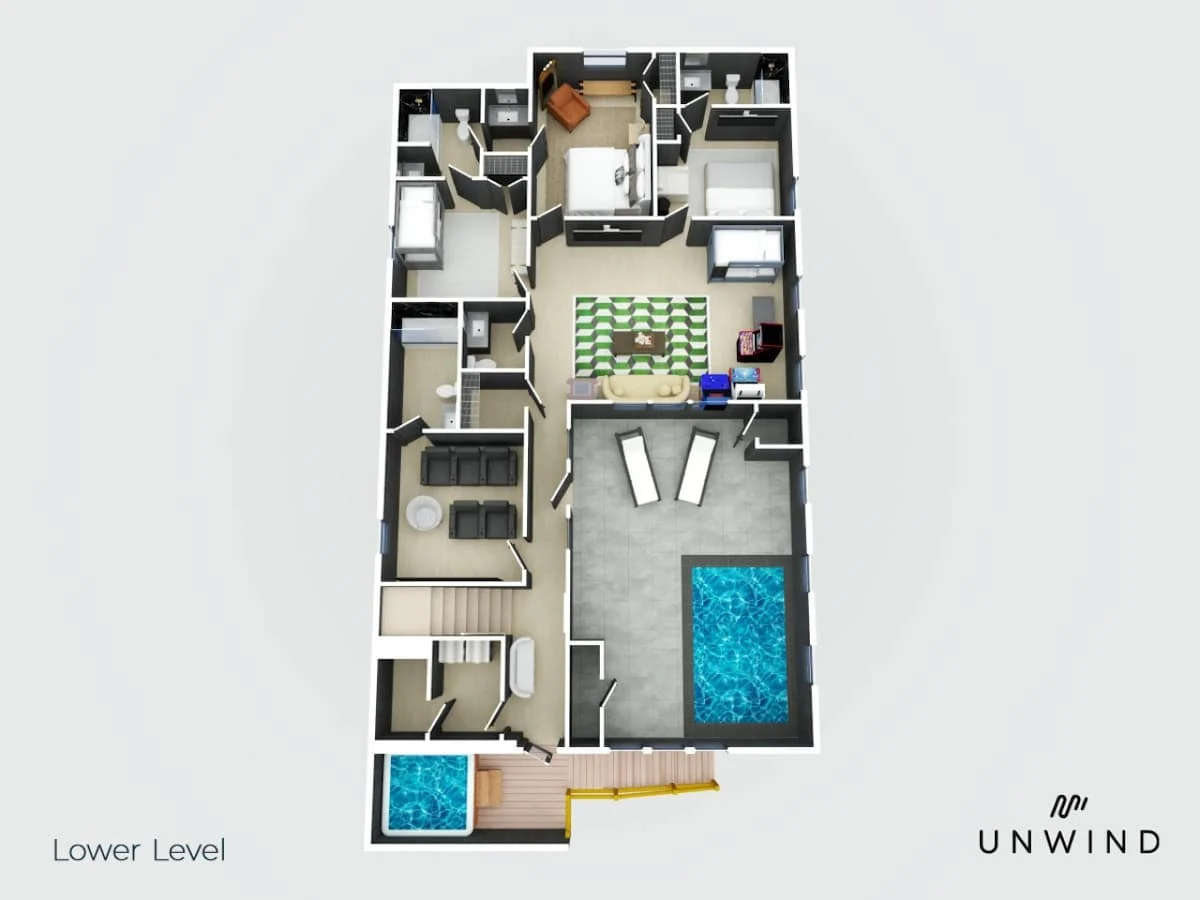 2 Luxe Homes - 2 Heated Pools & Hot Tubs - Slps 28 #145