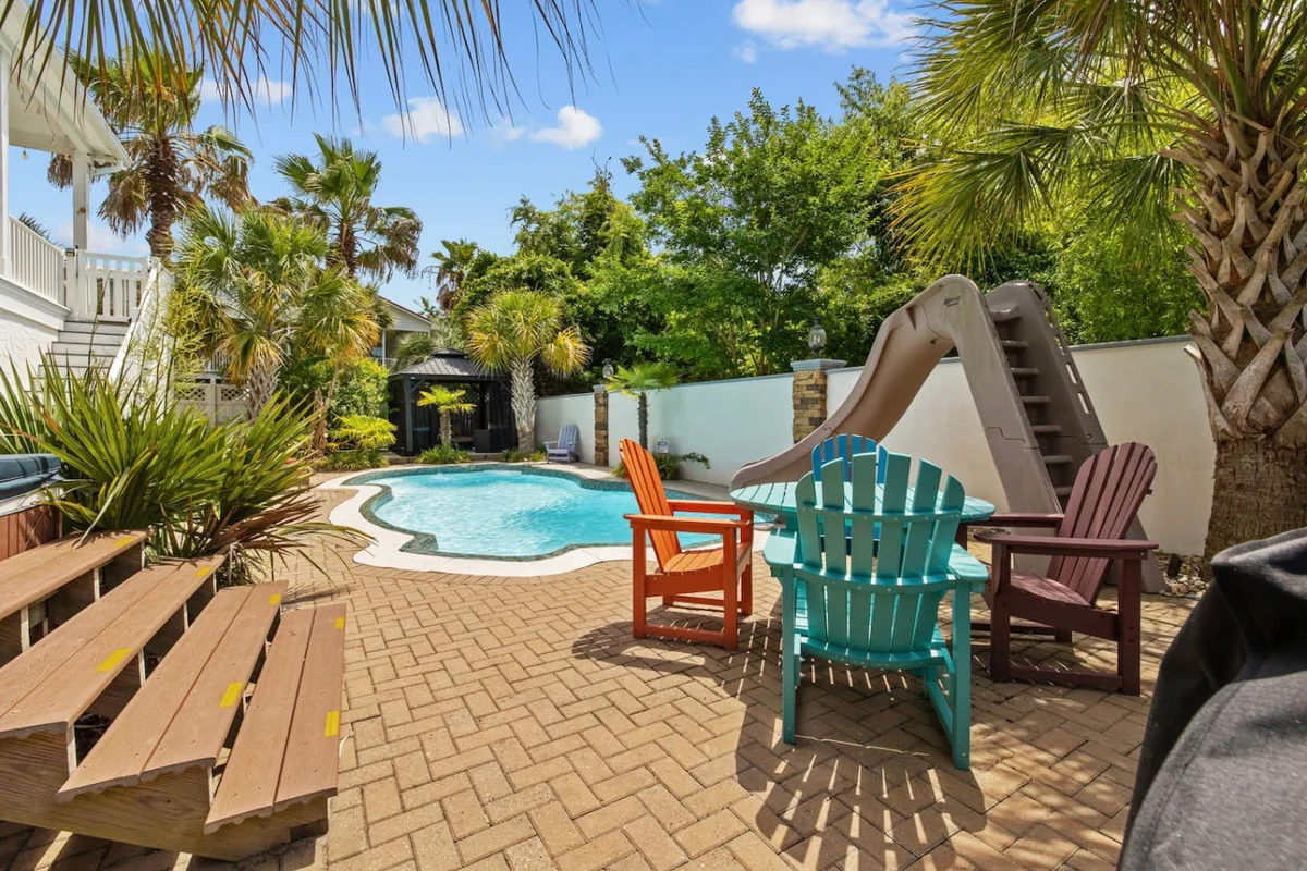 Golf, Fish, Shop! Modern home with Heated Pool, Hot Tub and Elevator #46