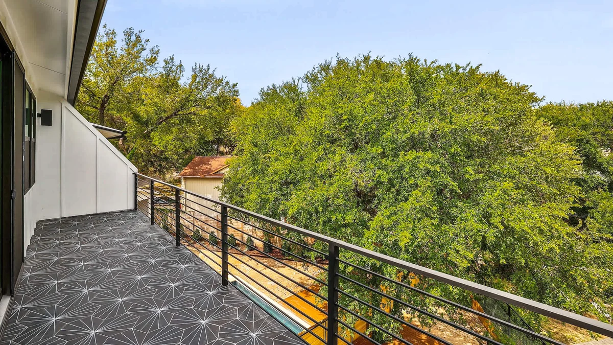 Pool + Mural Patio | South Austin Retreat #27