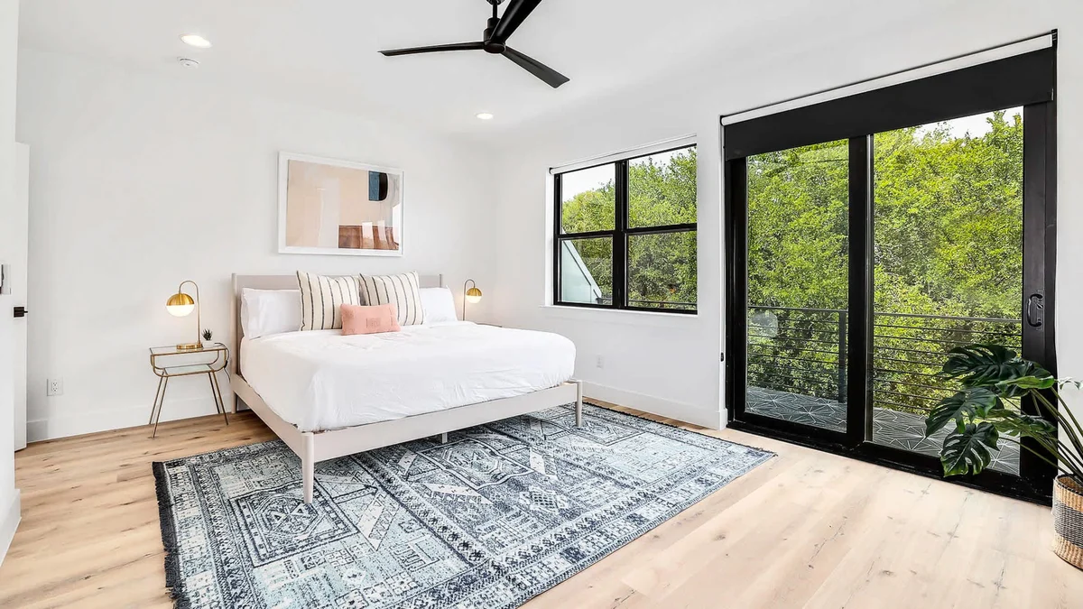 Pool + Mural Patio | South Austin Retreat #16