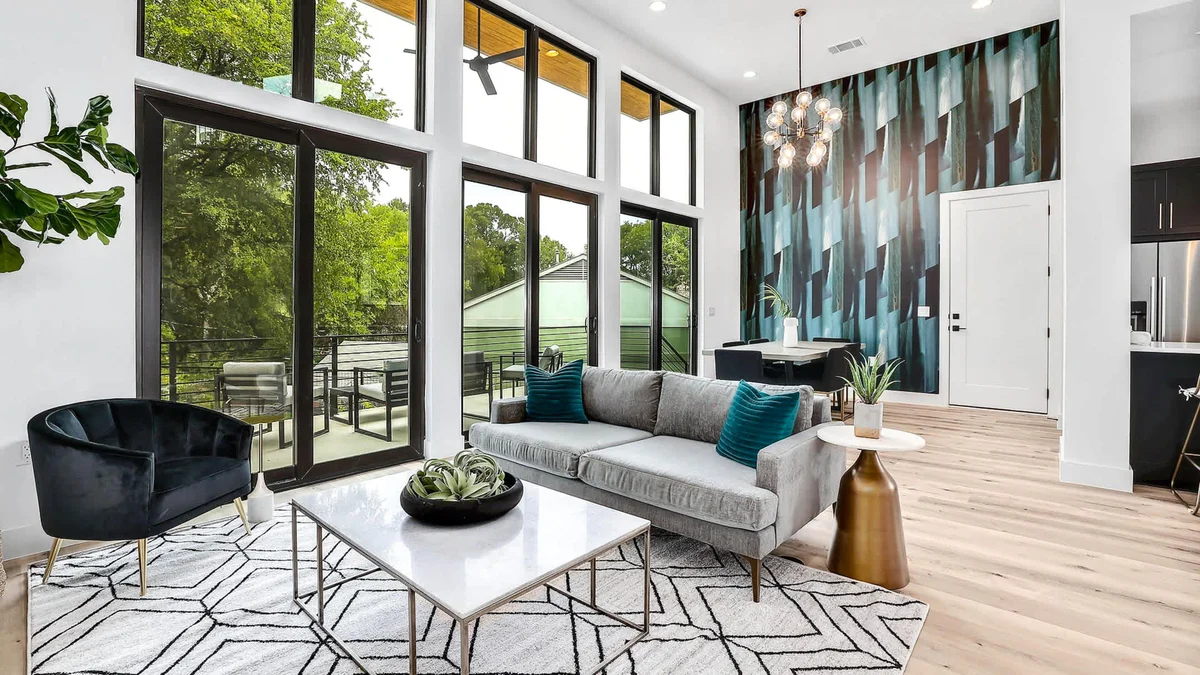 Pool + Mural Patio | South Austin Retreat #41
