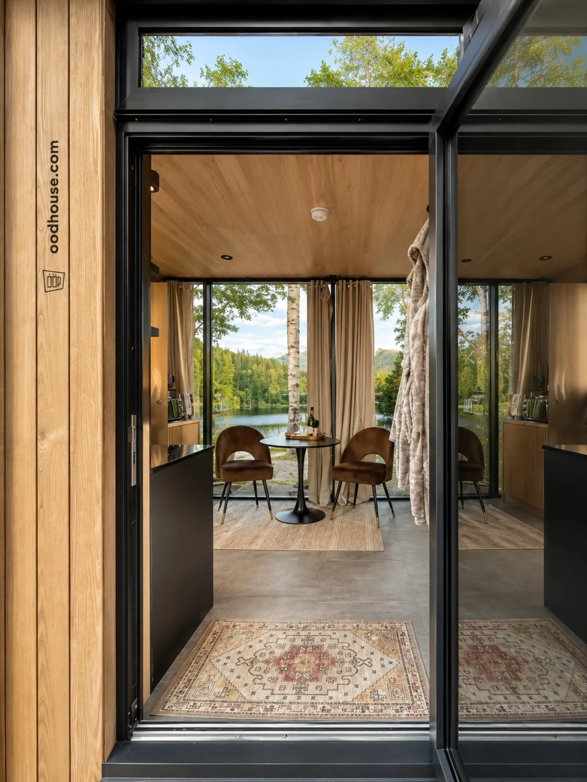 Birch Mirror House at FarAway Pond #2