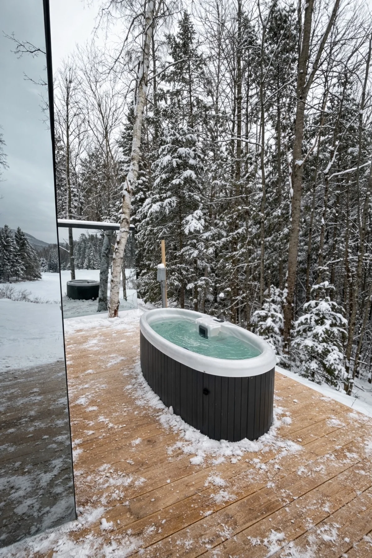 Birch Mirror House at FarAway Pond #42
