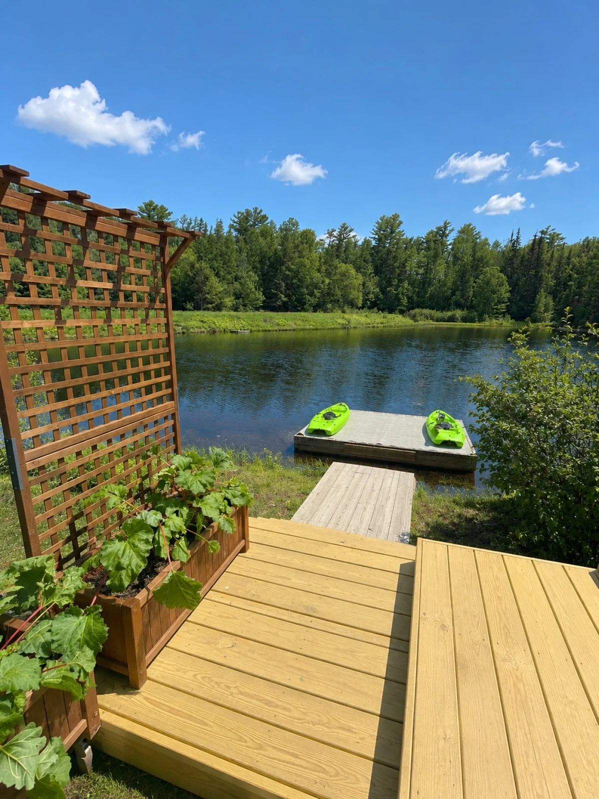 Blue Spruce Mirror House at FarAway Pond #10
