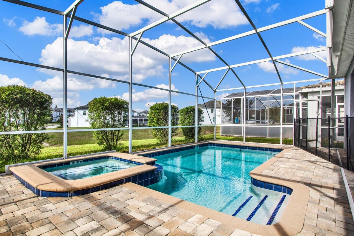 Rear Pool Privacy-Big Screen! 9 Mi 2 Disney 8908 #90