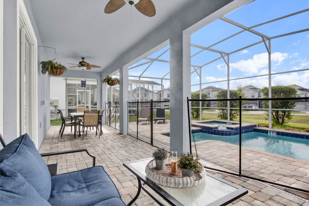 Rear Pool Privacy-Big Screen! 9 Mi 2 Disney 8908 #91