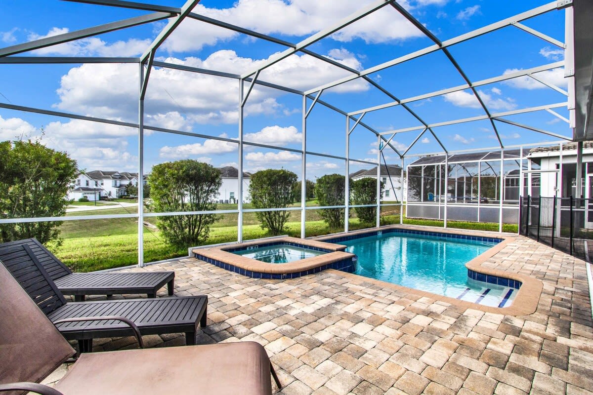 Rear Pool Privacy-Big Screen! 9 Mi 2 Disney 8908 #87