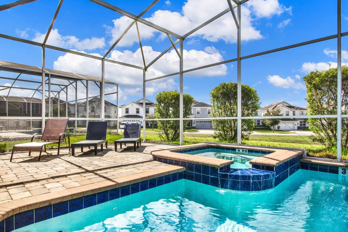Rear Pool Privacy-Big Screen! 9 Mi 2 Disney 8908 #89