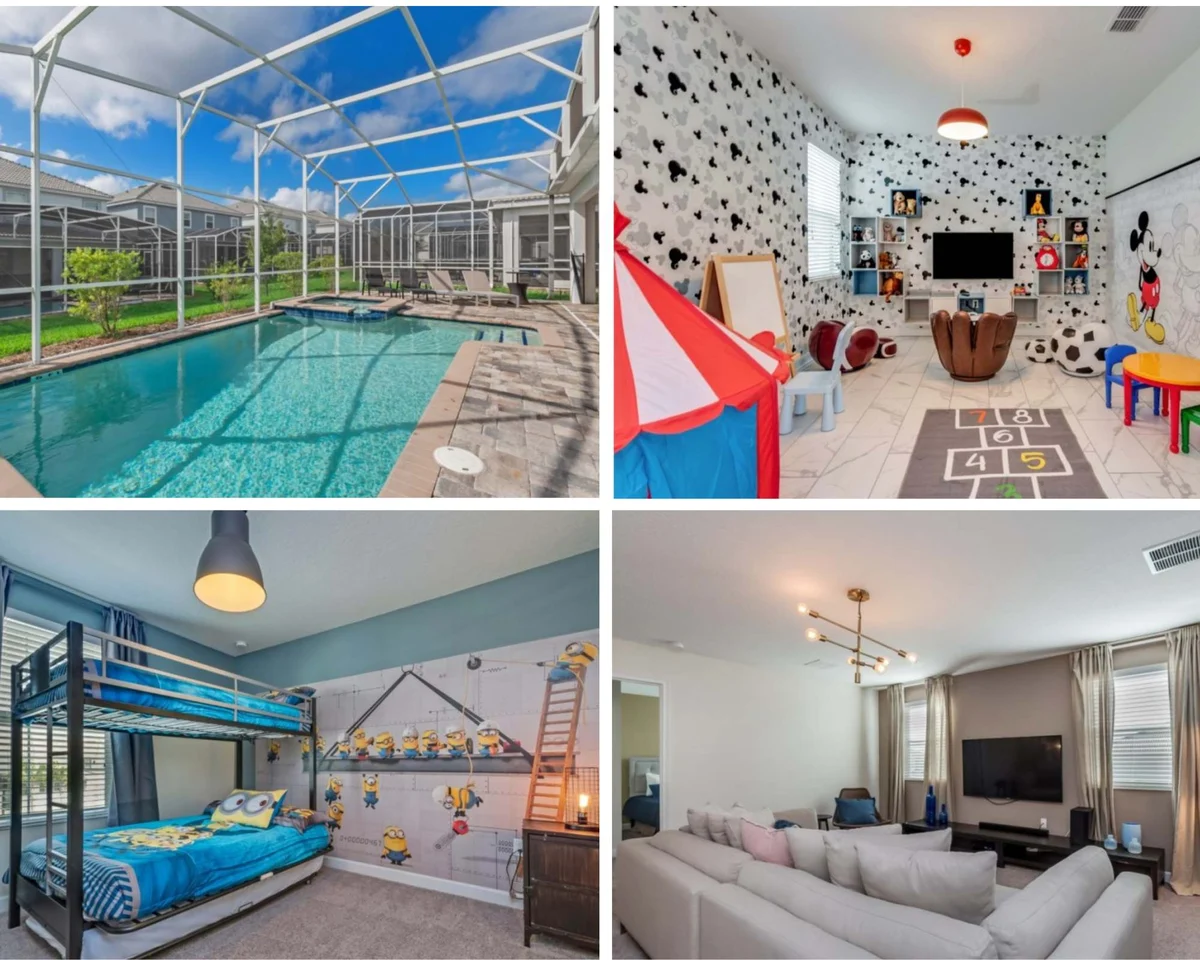 Minions! Game Room! Resort 9 Mi 2 Disney! 8940 #6