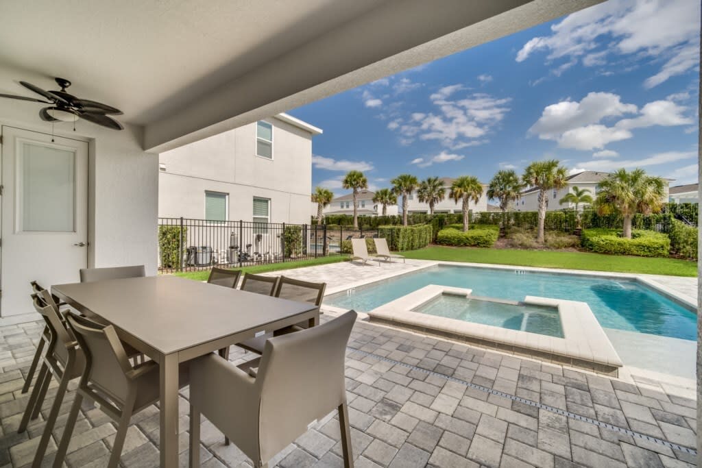 Large Private Pool! Resort 8 Mi 2 Disney! 7673
