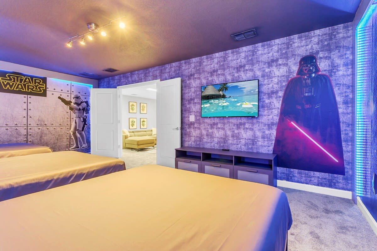 Hogwarts! Game Room! Resort 6 mi 2 Disney! 4552 #105