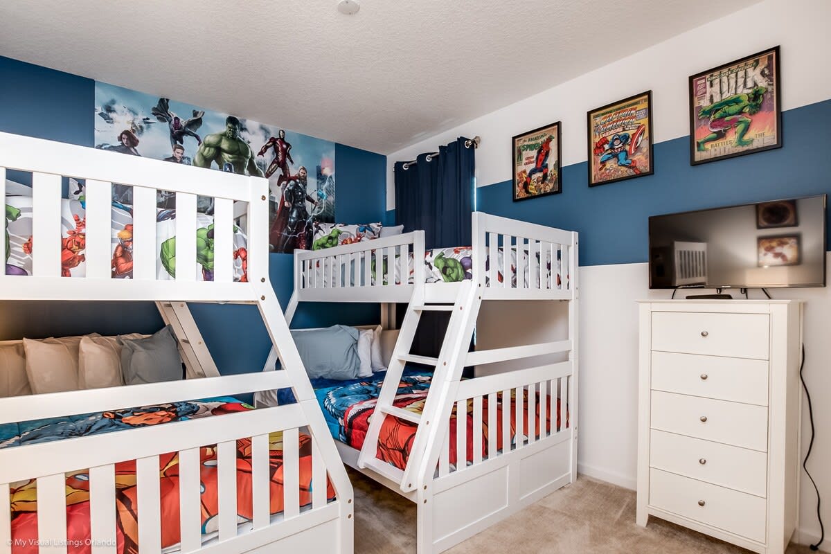 Double Bunks! Games! Resort 8 mi 2 Disney! 2619 #81
