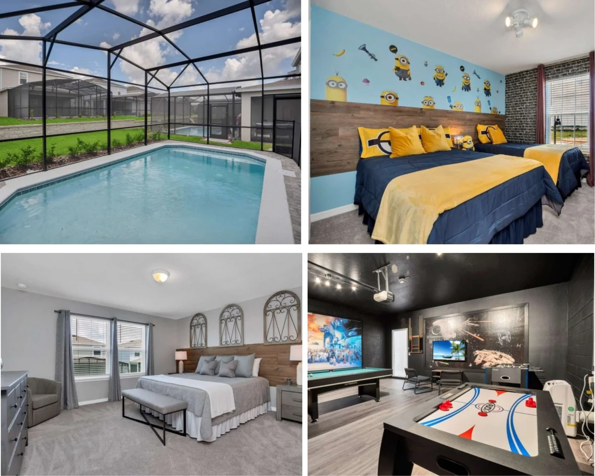 Epic Gameroom! Minions! Resort 7 mi 2 Disney-1890 #103