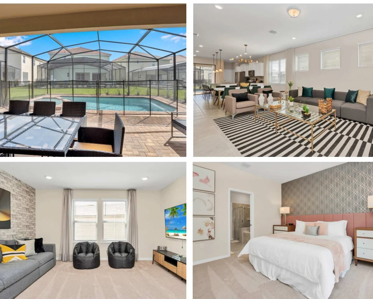 Big Screen! Pool! Resort Slide 8 mi 2 Disney! 5469 #84