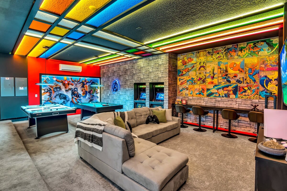Epic Gameroom! Aladdin! Resort 6 mi 2 Disney-2505 #77