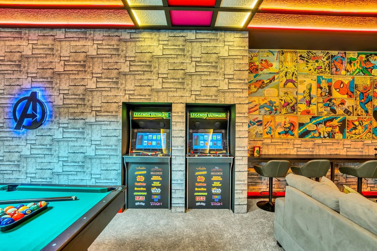 Epic Gameroom! Aladdin! Resort 6 mi 2 Disney-2505 #73