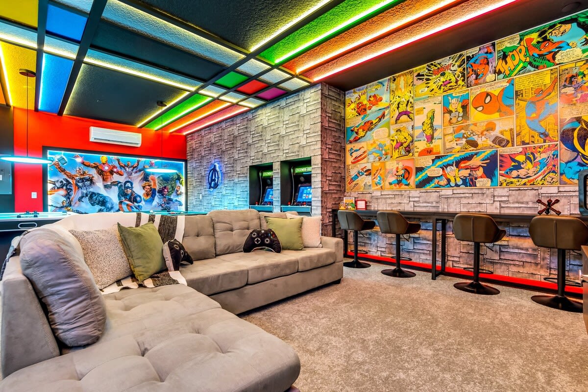 Epic Gameroom! Aladdin! Resort 6 mi 2 Disney-2505 #89