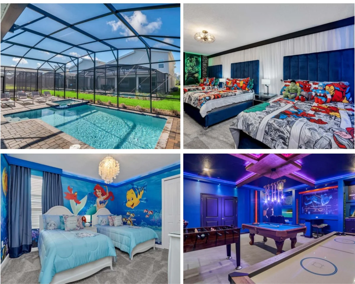 Epic Gameroom! Minions! Resort 6 mi 2 Disney! 4568 #86