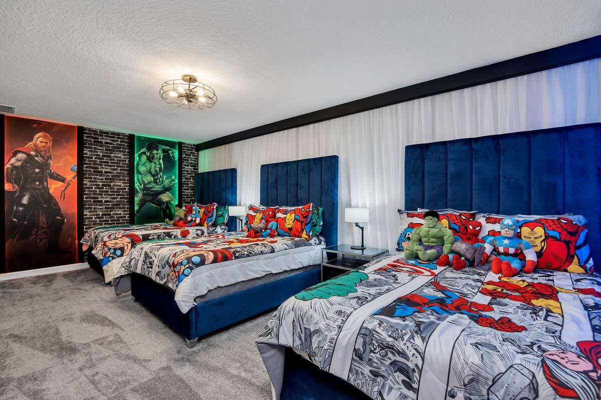 Epic Gameroom! Minions! Resort 6 mi 2 Disney! 4568 #43