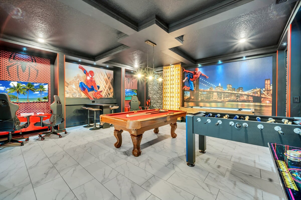 Hogwarts! Hero Game Room-Resort 6 mi 2 Disney-2826 #82
